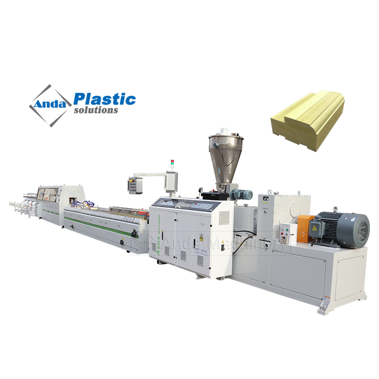 m&aacute;quina de fabricaci&oacute;n de marco de puerta de WPC