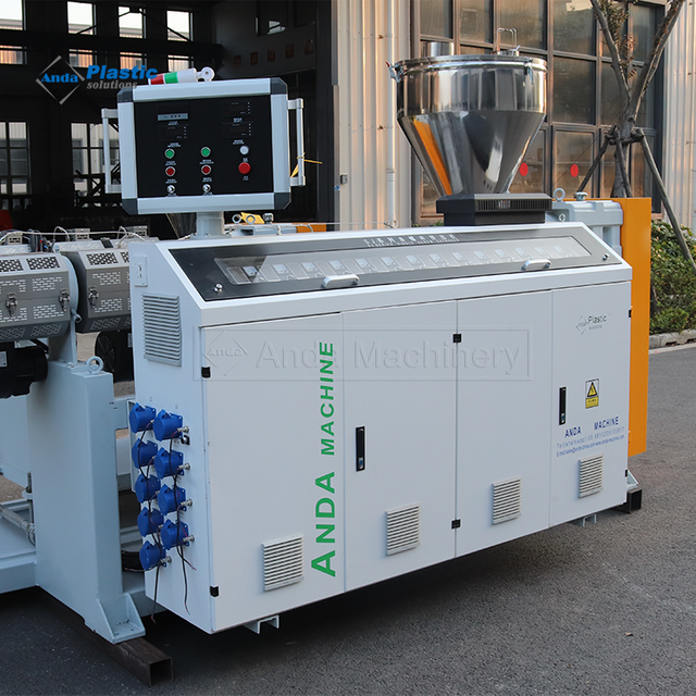 Línea de extrusión de máquina para fabricar paneles estriados de carbón