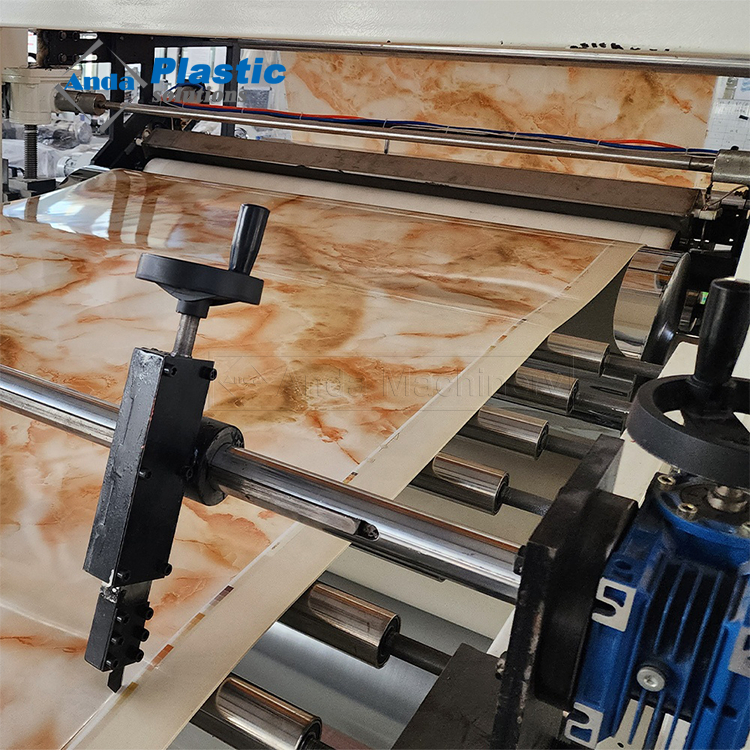 Anda Máquina de fabricación de mármol de PVC