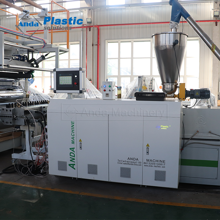 Anda Máquina de fabricación de mármol de PVC