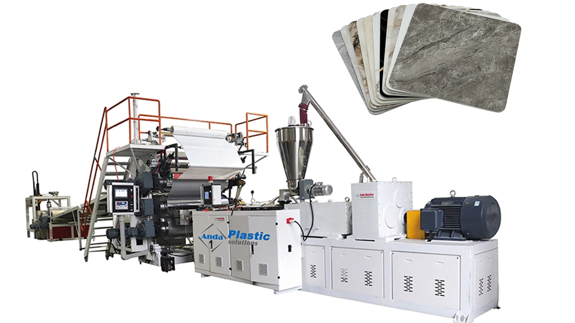 Cómo fabricar la hoja de mármol de PVC