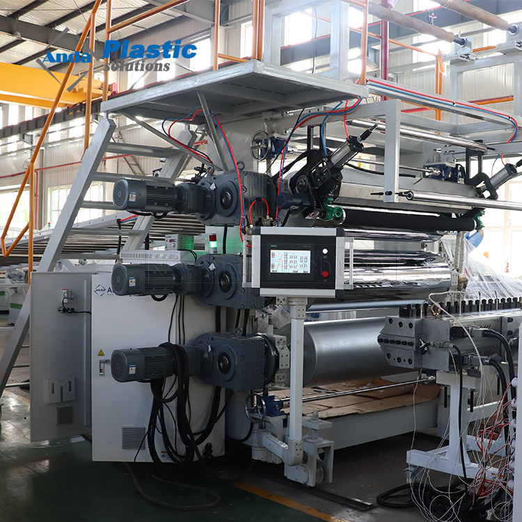 Anda Máquina de fabricación de mármol de PVC