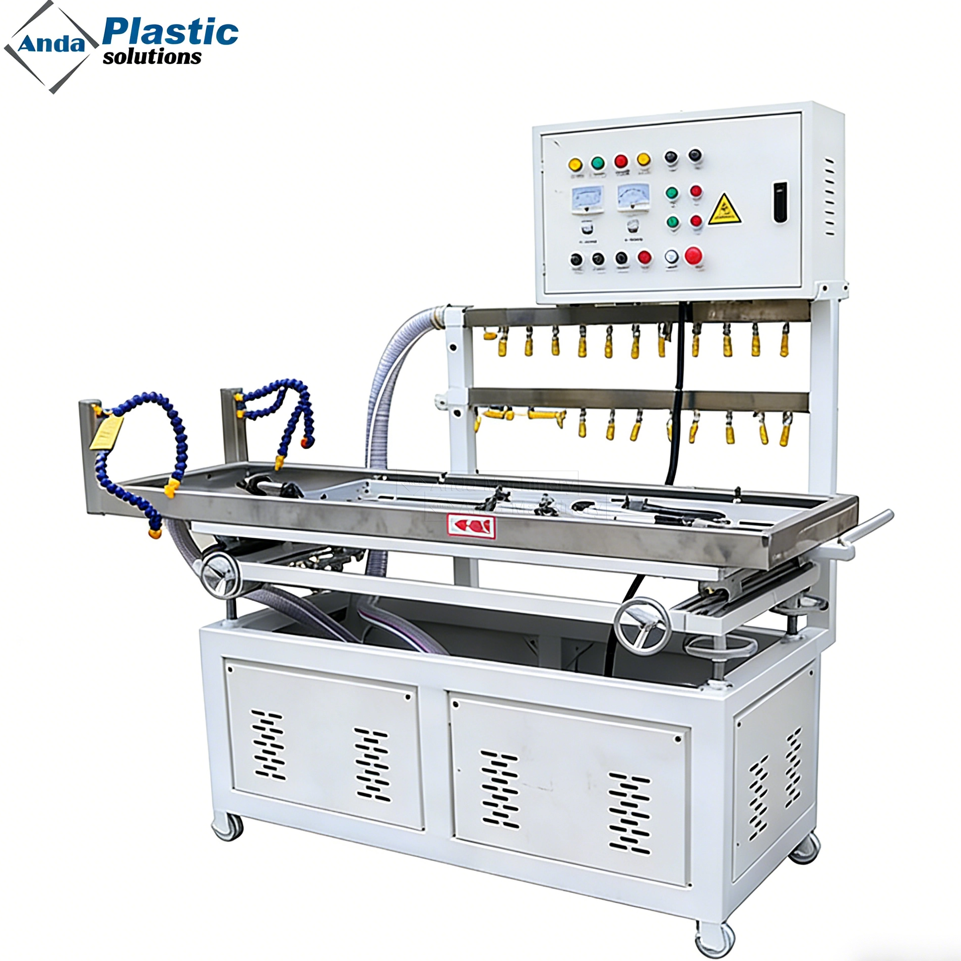 Anda Maquinaria Línea de producción de paneles de pared de PVC y paneles estriados