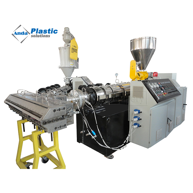 Línea de producción de tejas de PVC compuesto ASA