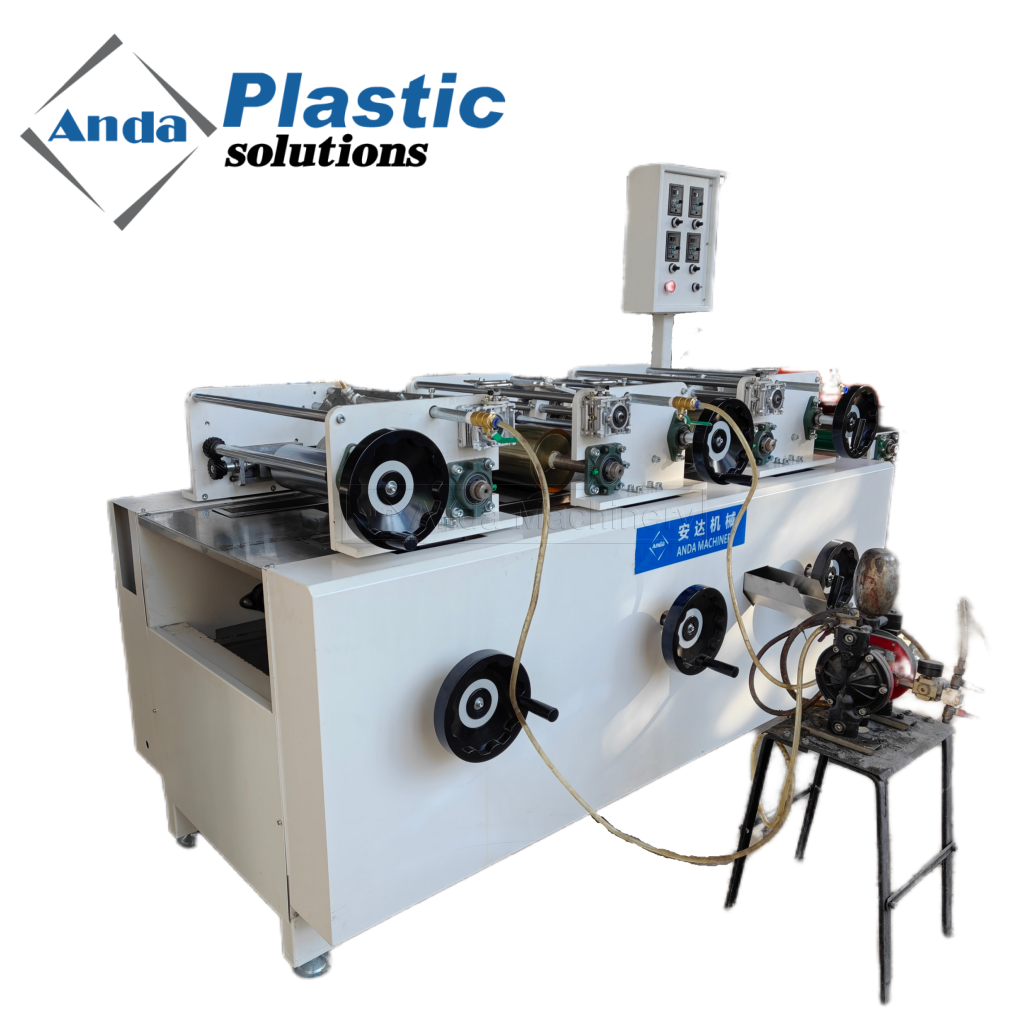 Línea de producción automática de impresión de bandas de borde de PVC y recubrimiento UV
