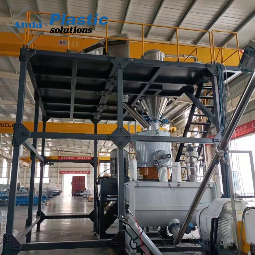 Sistema de mezcla automática de PVC 