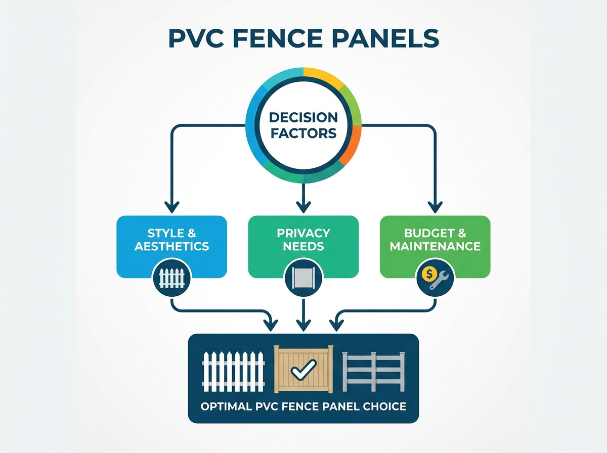 Evaluaci&oacute;n y selecci&oacute;n de paneles de valla de PVC.
