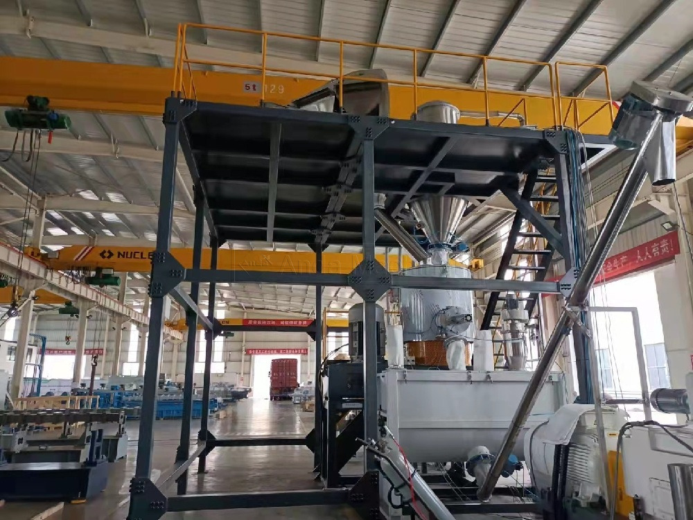 Sistema de mezcla automática de PVC 