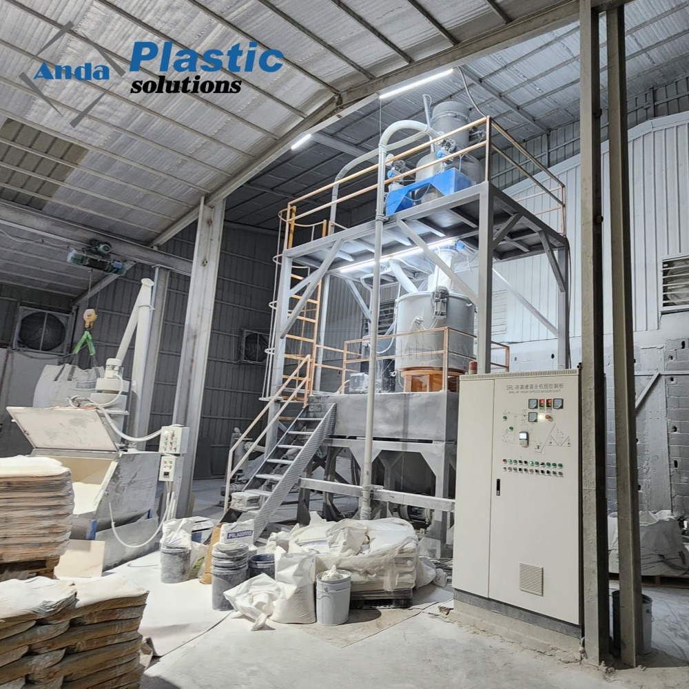 Sistema de mezcla automática de PVC 